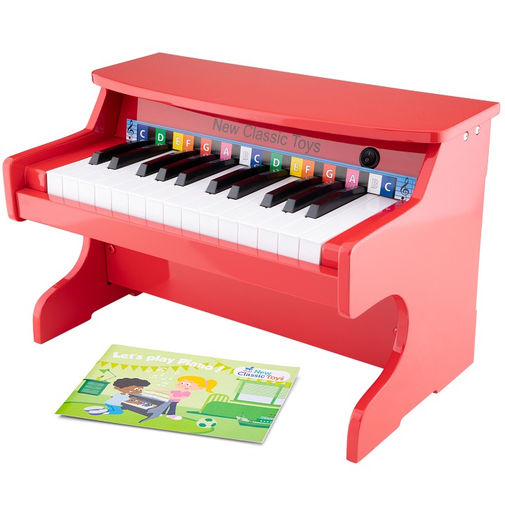 New Classic Toys - E- Piano Rouge - 25 touches
